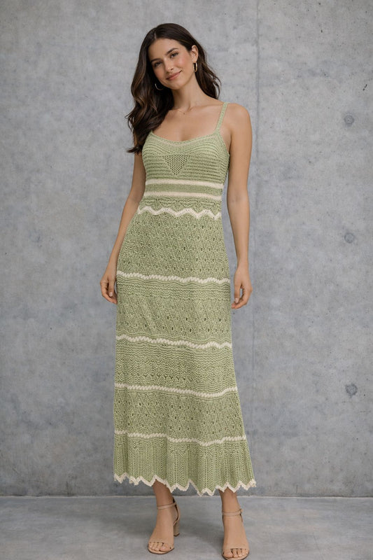 Sleeveless midi dress