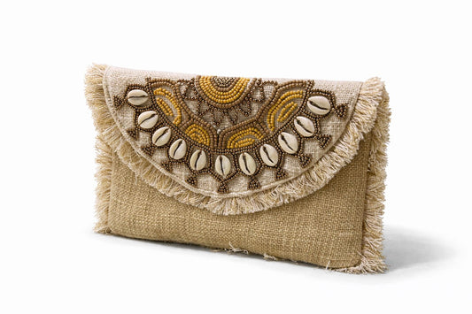 Handmade clutch bag
